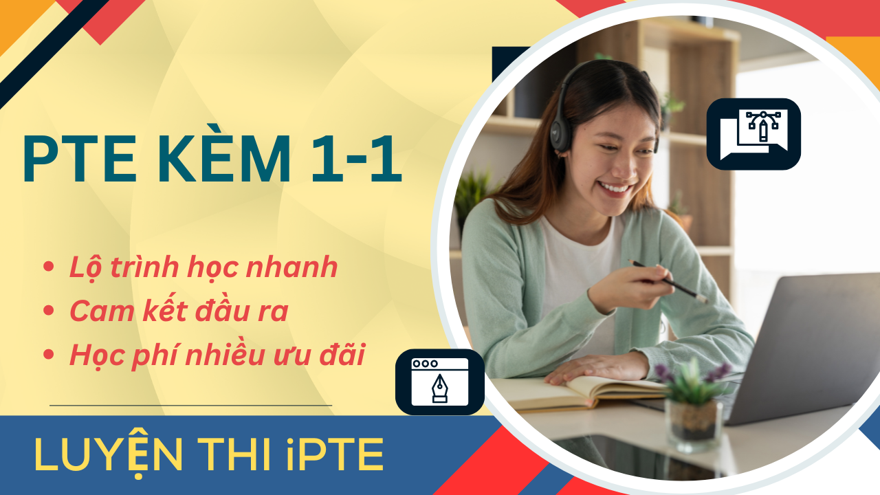 học kèm PTE 1-1